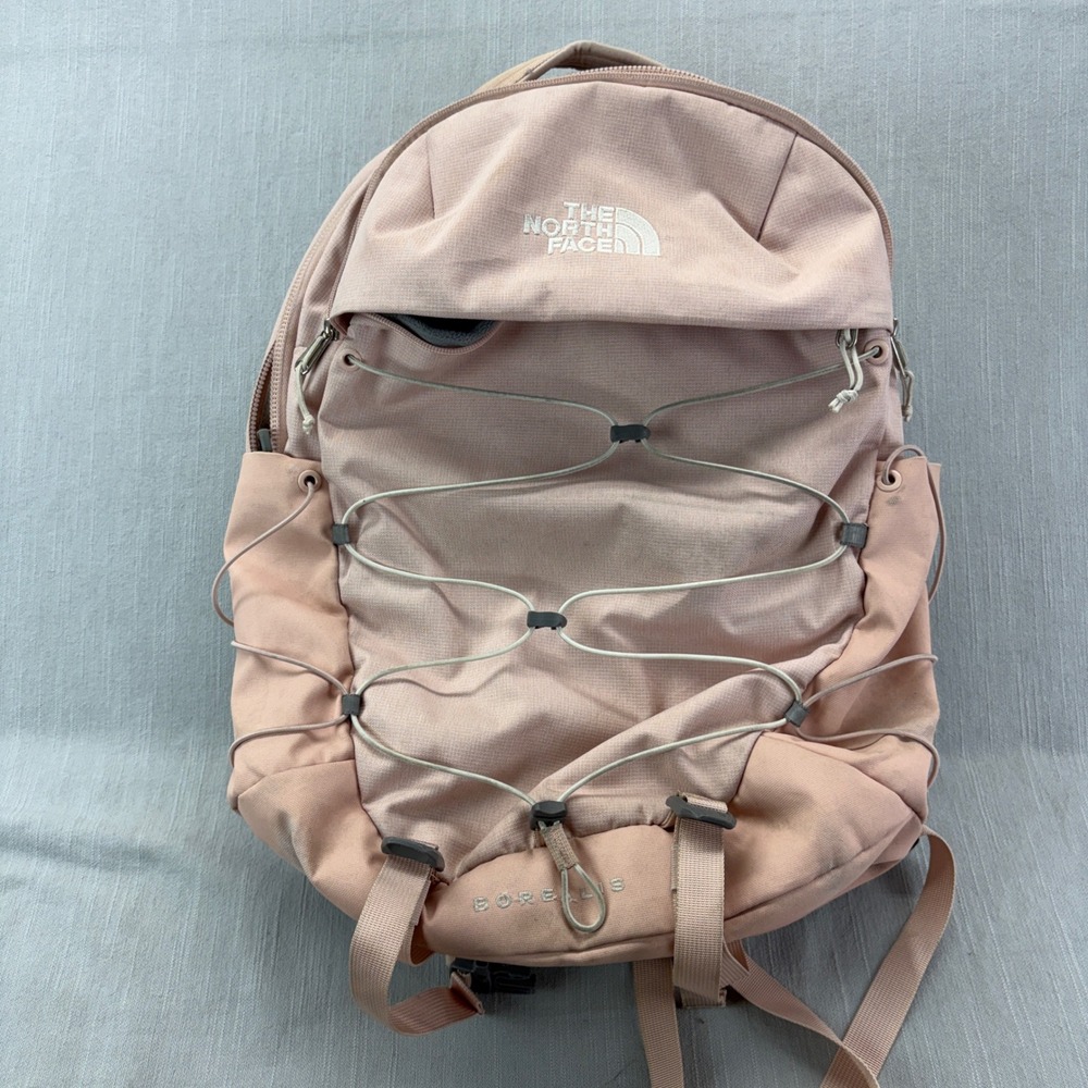 The North Face Backpack Womens OS Borealis Pink FlexVent Bungee Daypack